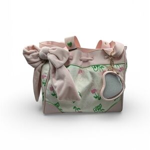Chic Pink and White Tote Bag